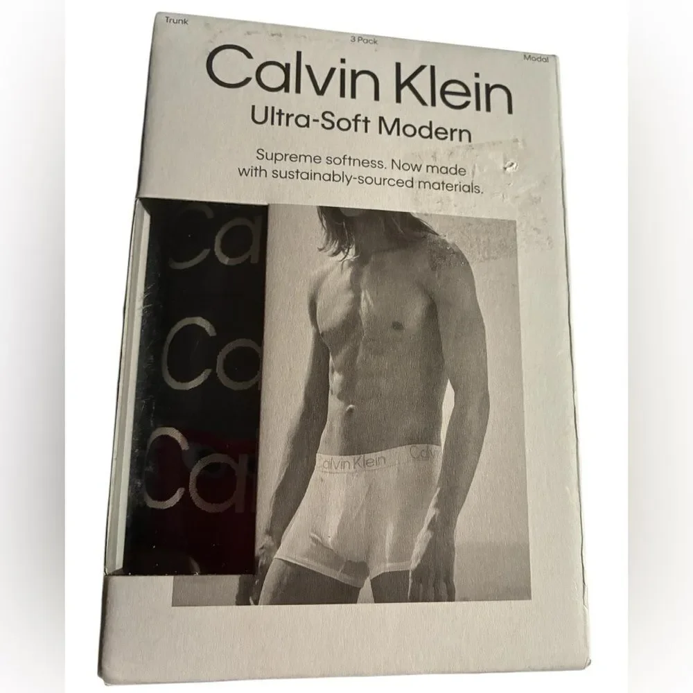 Calvin Klein Ultra-Soft Modern Boxer Briefs - Black